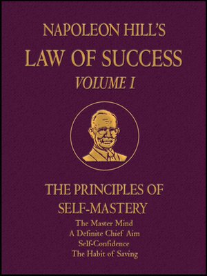 Law Of Success Volume I By Napoleon Hill 183 Overdrive